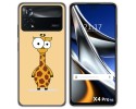 Funda Silicona para Xiaomi POCO X4 Pro 5G diseño Jirafa Dibujos