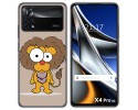 Funda Silicona para Xiaomi POCO X4 Pro 5G diseño Leon Dibujos