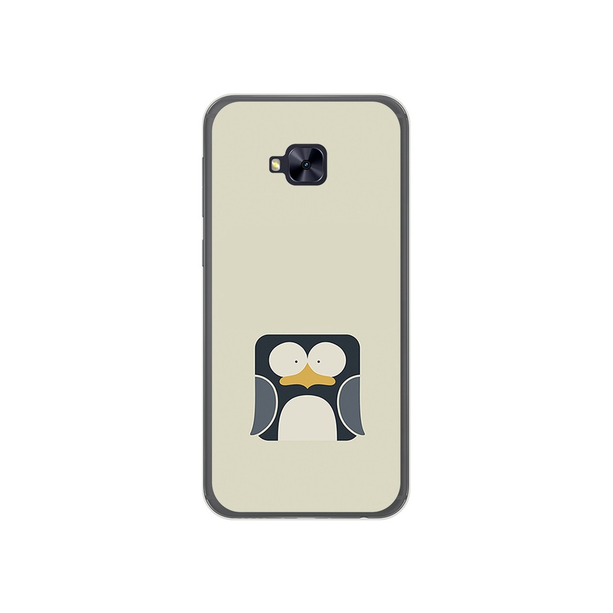 Funda Gel Tpu para Asus Zenfone 4 Selfie Pro Zd552Kl Diseño Pingüino Dibujos