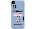 Funda Silicona Líquida Azul para Xiaomi Redmi Note 11 Pro+ Plus 5G diseño Vaca Dibujos