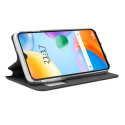 Funda Libro Soporte con Ventana para Xiaomi Redmi 10C color Negra 2