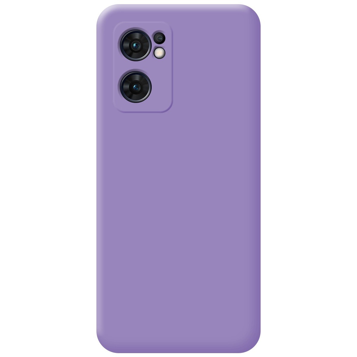 Funda Silicona Líquida Ultra Suave para Oppo Find X5 Lite color Morada