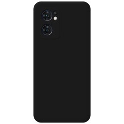 Funda Silicona Líquida Ultra Suave para Oppo Find X5 Lite color Negra 2