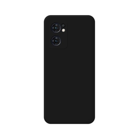 Funda Silicona Líquida Ultra Suave para Oppo Find X5 Lite color Negra