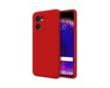 Funda Silicona Líquida Ultra Suave para Oppo Find X5 Lite color Roja