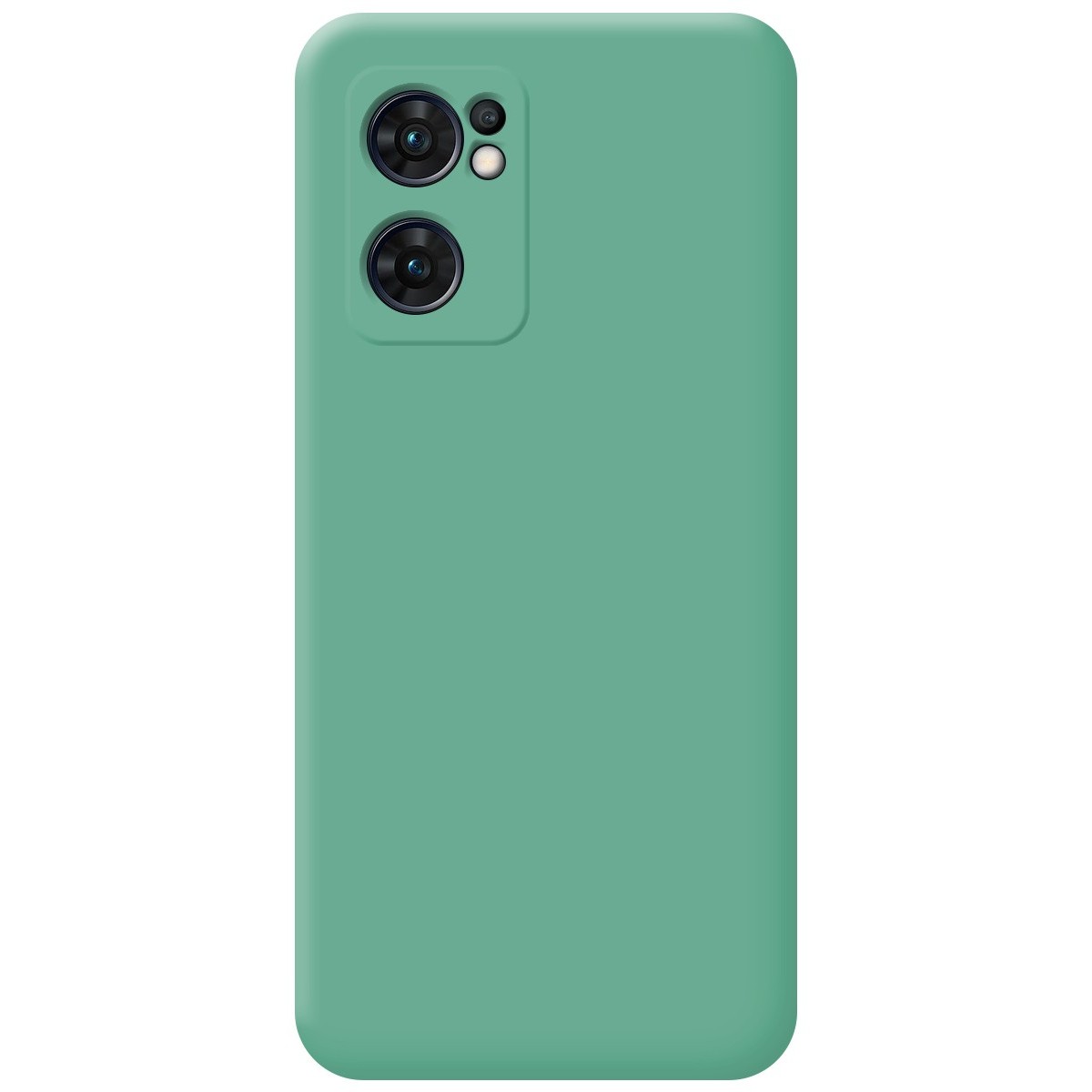 Funda Silicona Líquida Ultra Suave para Oppo Find X5 Lite color Verde
