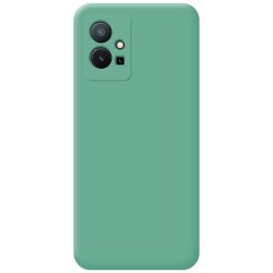 Funda Silicona Líquida Ultra Suave para Vivo Y55 5G color Verde 2