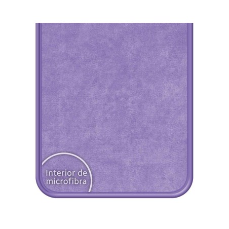Funda Silicona Líquida Ultra Suave para Vivo Y76 5G color Morada