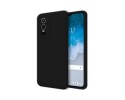 Funda Silicona Líquida Ultra Suave para Vivo Y76 5G color Negra