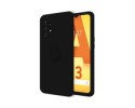 Funda Silicona Líquida Ultra Suave con Anillo para Samsung Galaxy A13 4G color Negra