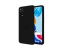 Funda Silicona Líquida Ultra Suave con Anillo para Xiaomi Redmi Note 11 / 11S color Negra