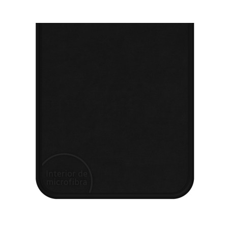 Funda Silicona Líquida Ultra Suave con Anillo para Xiaomi Redmi Note 11 / 11S color Negra