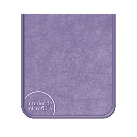 Funda Silicona Líquida Ultra Suave con Anillo para Xiaomi Redmi Note 11 / 11S color Morada