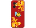 Funda Silicona Líquida Roja para Oppo Find X5 Lite 5G diseño Abeja Dibujos