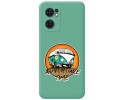 Funda Silicona Líquida Verde para Oppo Find X5 Lite 5G diseño Adventure Time Dibujos
