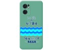 Funda Silicona Líquida Verde para Oppo Find X5 Lite 5G diseño Agua Dibujos