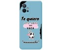Funda Silicona Líquida Azul para Vivo Y55 5G diseño Vaca Dibujos