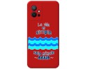 Funda Silicona Líquida Roja para Vivo Y55 5G diseño Agua Dibujos