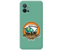 Funda Silicona Líquida Verde para Vivo Y55 5G diseño Adventure Time Dibujos