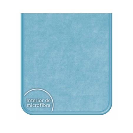 Funda Silicona Líquida Azul para Vivo Y76 5G diseño Abeja Dibujos