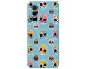 Funda Silicona Líquida Azul para Vivo Y76 5G diseño Catrina Dibujos