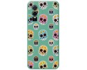 Funda Silicona Líquida Verde para Vivo Y76 5G diseño Catrina Dibujos