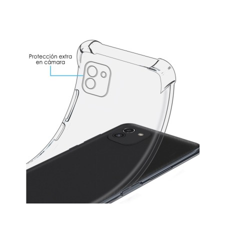 Funda Silicona Antigolpes Transparente para Samsung Galaxy A03
