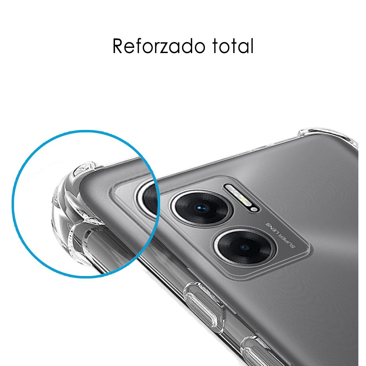 Funda Silicona Antigolpes Transparente para Xiaomi Redmi 10 5G
