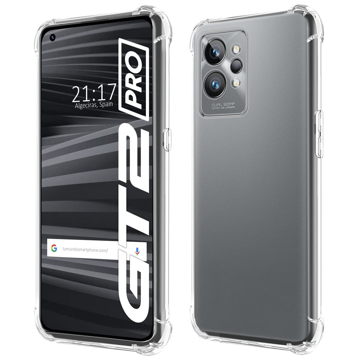 Funda Silicona Antigolpes Transparente para Realme GT 2 Pro 5G