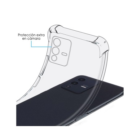 Funda Silicona Antigolpes Transparente para Vivo V23 5G
