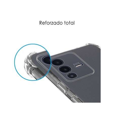 Funda Silicona Antigolpes Transparente para Vivo V23 5G