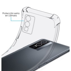 Funda Silicona Antigolpes Transparente para Vivo Y76 5G 2