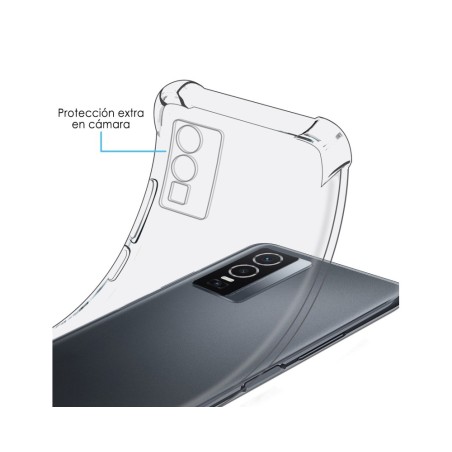 Funda Silicona Antigolpes Transparente para Vivo Y76 5G