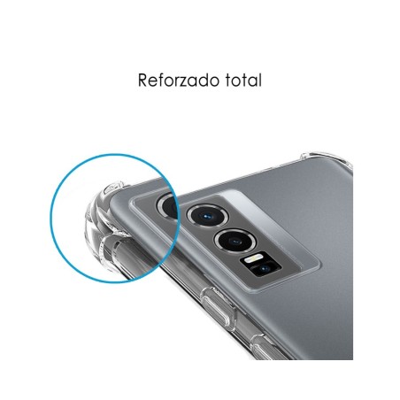 Funda Silicona Antigolpes Transparente para Vivo Y76 5G