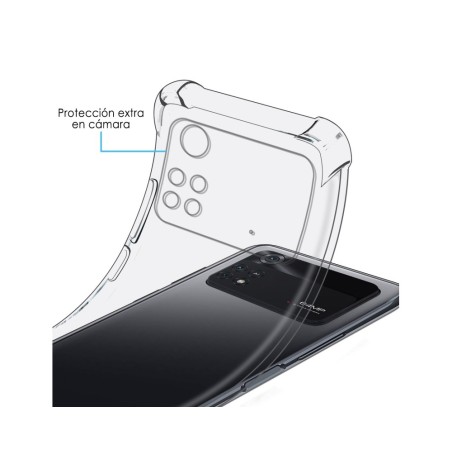Funda Silicona Antigolpes Transparente para Xiaomi POCO M4 Pro 4G