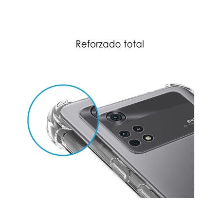Funda Silicona Antigolpes Transparente para Xiaomi POCO M4 Pro 4G