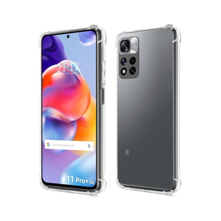 Funda Silicona Antigolpes Transparente para Xiaomi Redmi Note 11 Pro+ Plus 5G