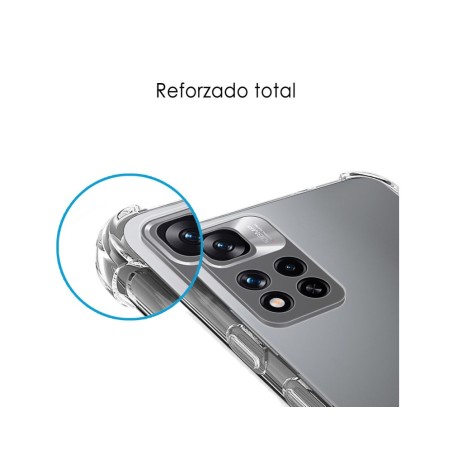 Funda Silicona Antigolpes Transparente para Xiaomi Redmi Note 11 Pro+ Plus 5G