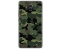 Funda Gel Tpu para Huawei Mate 10  Diseño Camuflaje Dibujos