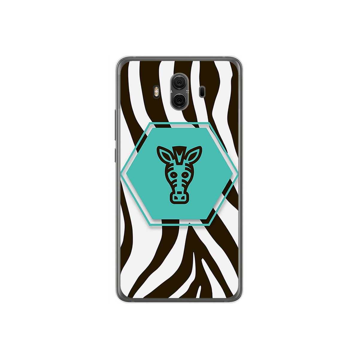 Funda Gel Tpu para Huawei Mate 10  Diseño Cebra Dibujos