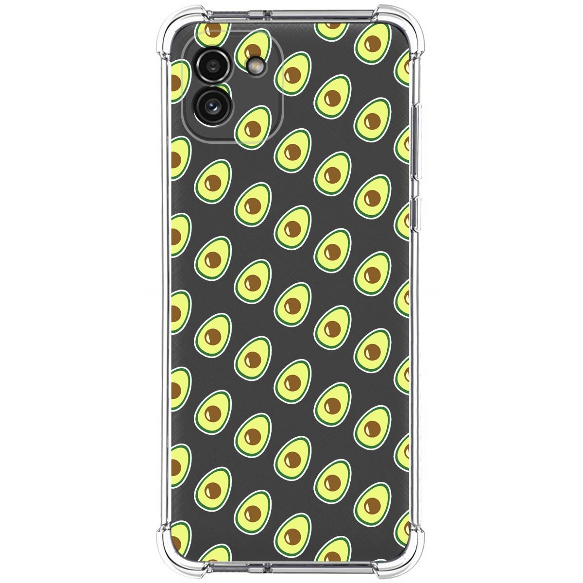 Funda Silicona Antigolpes para Samsung Galaxy A03 diseño Aguacate Dibujos