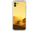 Funda Silicona Antigolpes para Samsung Galaxy A03 diseño Ciclista Dibujos