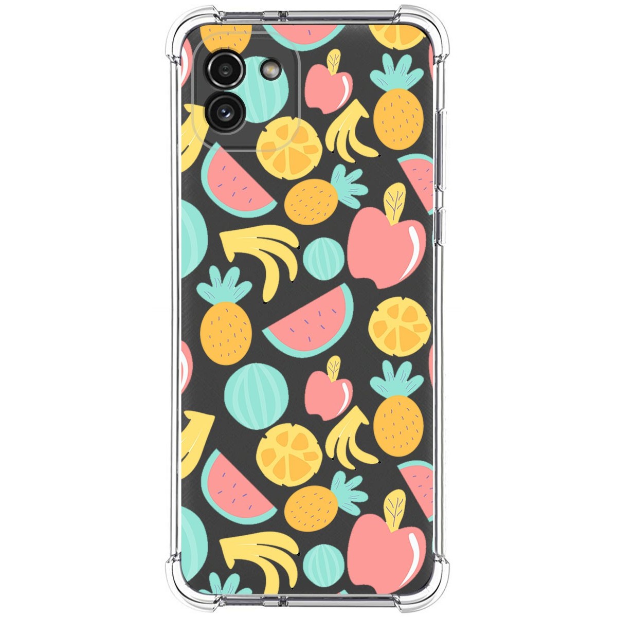 Funda Silicona Antigolpes para Samsung Galaxy A03 diseño Frutas 02 Dibujos