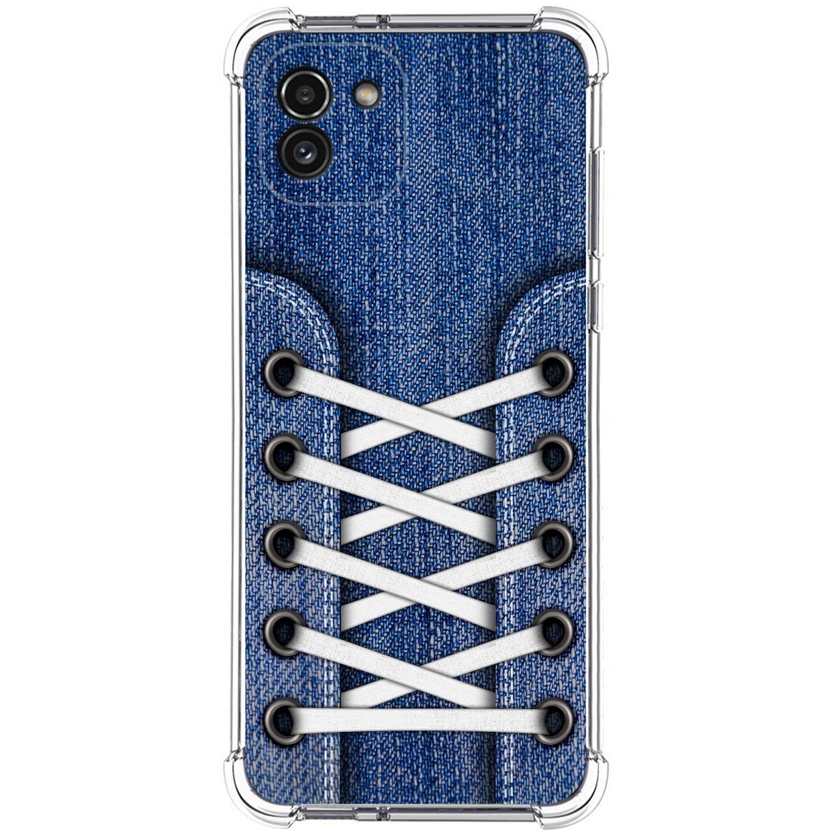 Funda Silicona Antigolpes para Samsung Galaxy A03 diseño Zapatillas 01 Dibujos