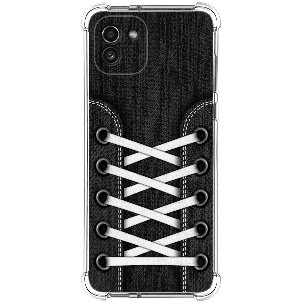 Funda Silicona Antigolpes para Samsung Galaxy A03 diseño Zapatillas 02 Dibujos