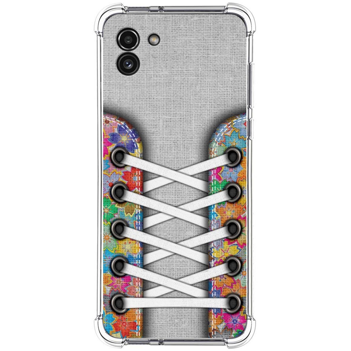 Funda Silicona Antigolpes para Samsung Galaxy A03 diseño Zapatillas 04 Dibujos