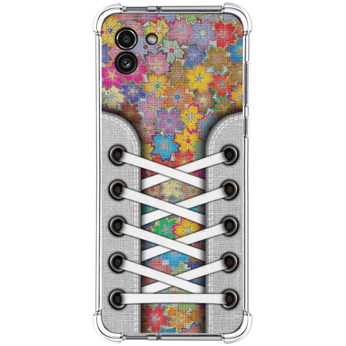 Funda Silicona Antigolpes para Samsung Galaxy A03 diseño Zapatillas 05 Dibujos