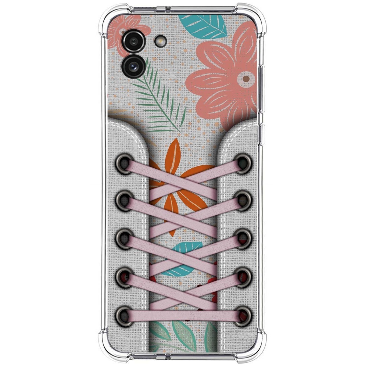 Funda Silicona Antigolpes para Samsung Galaxy A03 diseño Zapatillas 09 Dibujos