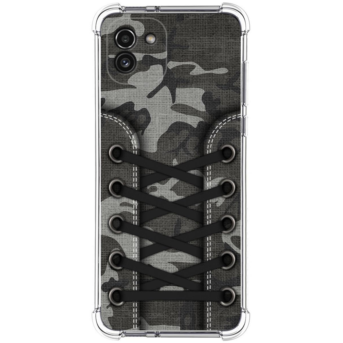 Funda Silicona Antigolpes para Samsung Galaxy A03 diseño Zapatillas 15 Dibujos