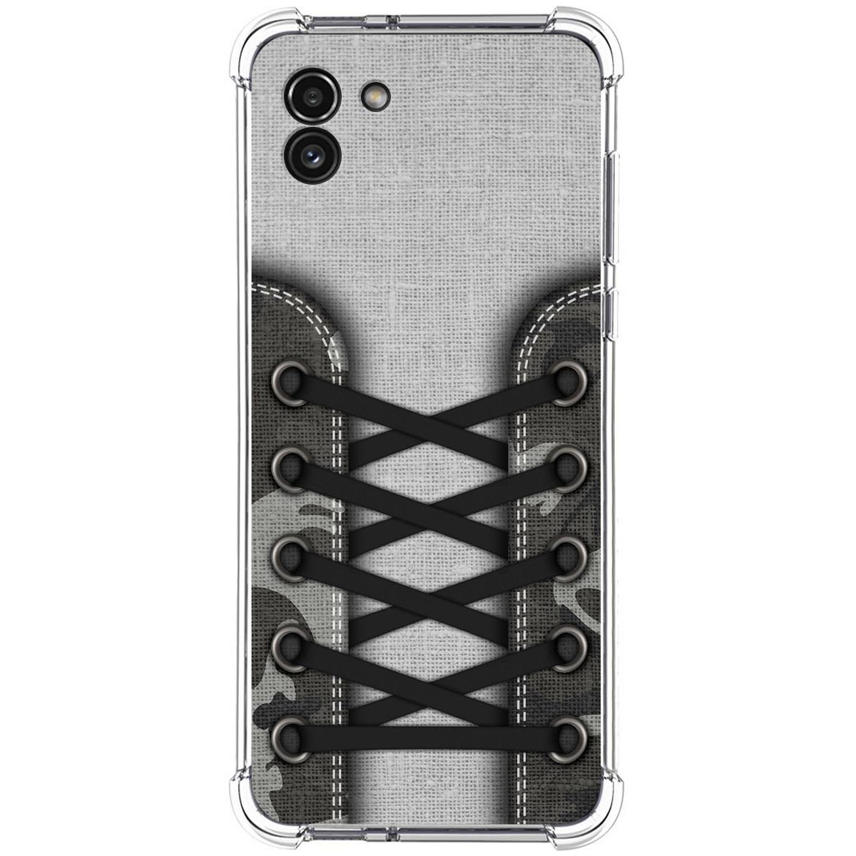 Funda Silicona Antigolpes para Samsung Galaxy A03 diseño Zapatillas 16 Dibujos